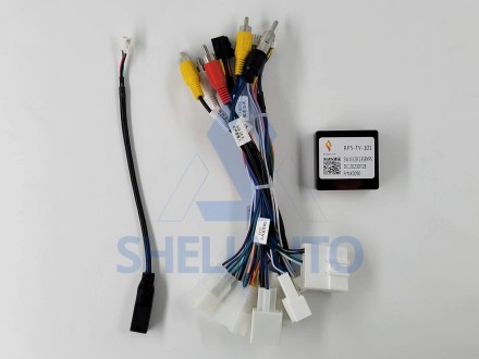 (V2.0) (B) Провода Toyota RAV4 4 XA40 / 5 XA50 (2012-2018) / (A) Camry 8 (70) (2017-2020) / Camry 55 (CAN-RP5-TY-101)