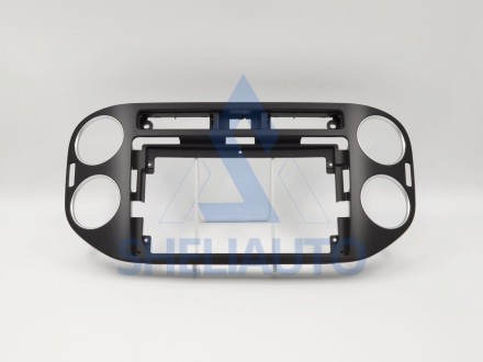 Рамка (F2) (ЧЕРНАЯ) Volkswagen Tiguan 1 (2006-2016) / Gоlf Plus (2004-2014) (9*)