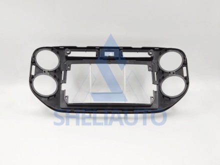 Рамка (F2) (ЧЕРНАЯ) Volkswagen Tiguan 1 (2006-2016) / Gоlf Plus (2004-2014) (9*)