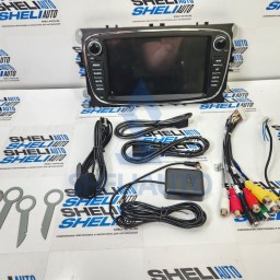 (M2) (ЧЁРНАЯ) Магнитола Ford Focus 2 (08-11) / S-Max (08-11) / Mondeo 4 (08-11) / Galaxy 2 (06-11) / C-Max (08-11) (7*) (LHX)