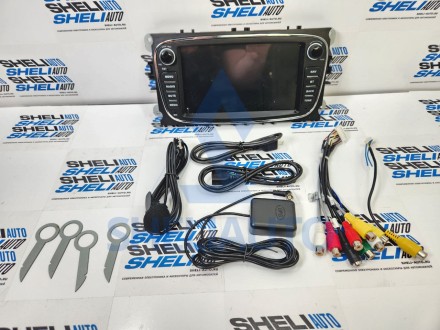 (M2) (ЧЁРНАЯ) Магнитола Ford Focus 2 (08-11) / S-Max (08-11) / Mondeo 4 (08-11) / Galaxy 2 (06-11) / C-Max (08-11) (7*) (LHX)
