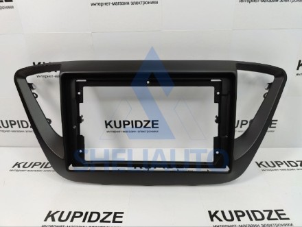 (ЧЕРНАЯ МАТОВАЯ)(А)(КОМПЛЕКТ)(1733+995)  Hyundai Solaris 2 (2017-2020) (9*)